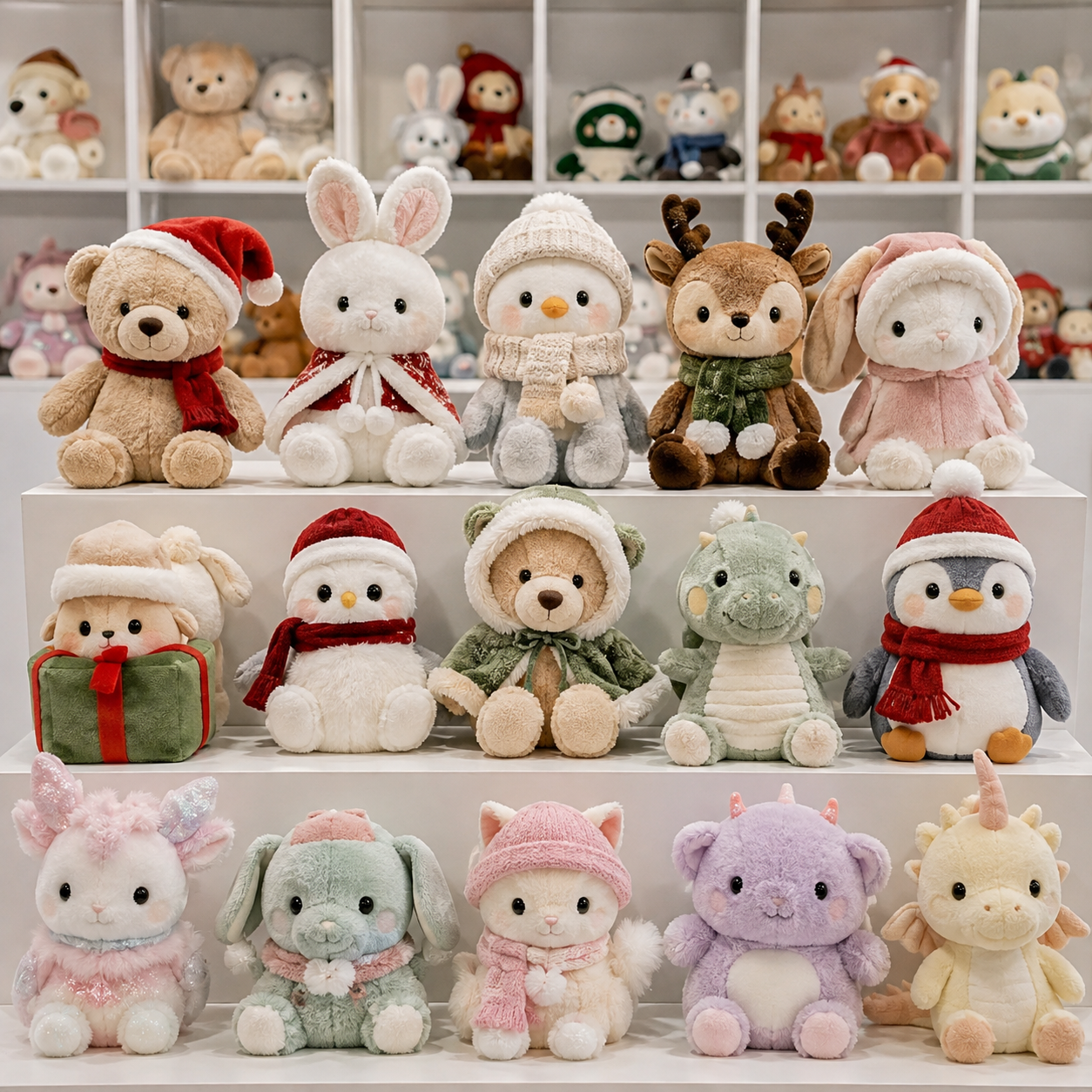 节日风格毛绒产品OEM定制展示
